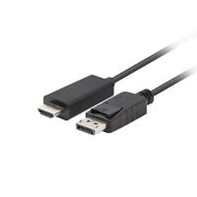 Lanberg DisplayPort till HDMI Kabel FHD Svart 1.8m