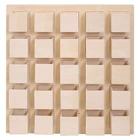 Artemio Advent Calendar with Magnetic Boxes 36 x 36 cm
