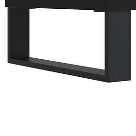 vidaXL Förvaringshylla svart 57x35x70 cm konstruerat trä 827141