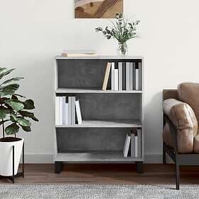 vidaXL Bokhylla betonggrå 69.5x32.5x90 cm konstruerat trä 828392