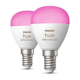 Philips Hue Luster E14 P45 5.1W 2-pack