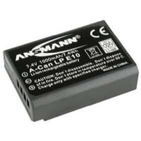 Canon Ansmann A-Can LP-E10 Batteri Li-Ion 1000 mAh för EOS 1500, 2000, 3000, 400