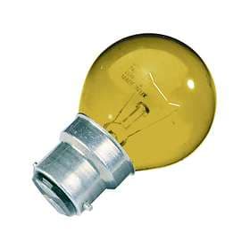 Crompton Decorative Round Harlequin BC B22d 25W (Yellow)