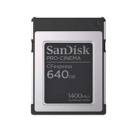 SanDisk PRO-CINEMA CFexpress Card up 1500MB/s SDCFEC-640G-GN4NN 640GB