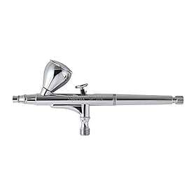 Sparmax SP-20 dubbelverkande gravitation airbrush krom, 0.2 mm