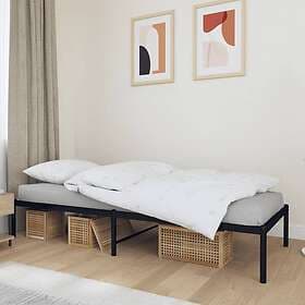 vidaXL Bed Frame metall svart 75x190 cm 350836