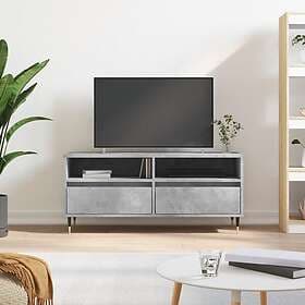 vidaXL TV Stand betonggrå 100x34.5x44.5 cm konstruerat trä 831232