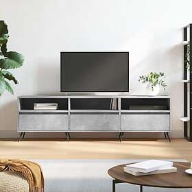 vidaXL TV Stand betonggrå 150x30x44.5 cm konstruerat trä 831256