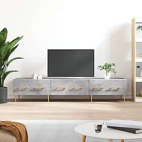 vidaXL TV Stand betonggrå 150x36x30 cm konstruerat trä 829144