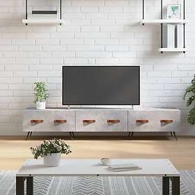 vidaXL TV Stand betonggrå 150x36x30 cm konstruerat trä 829128
