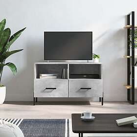 vidaXL TV Stand betonggrå 80x36x50 cm konstruerat trä 828984