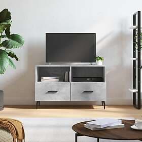 vidaXL TV Stand betonggrå 80x36x50 cm konstruerat trä 828992