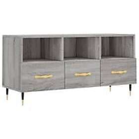 vidaXL TV Stand grå sonoma 102x36x50 cm konstruerat trä 829018