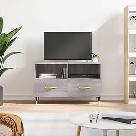vidaXL TV Stand grå sonoma 80x36x50 cm konstruerat trä 828954
