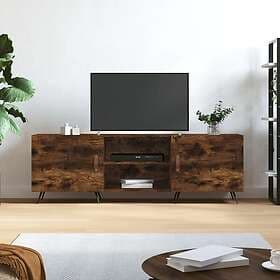 vidaXL TV Stand rökfärgad ek 150x30x50 cm konstruerat trä 829073