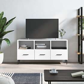 vidaXL TV Stand vit 102x36x50 cm konstruerat trä 829052