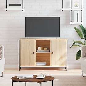 vidaXL TV Stand sonoma-ek 100x35x65 cm konstruerat trä 832779