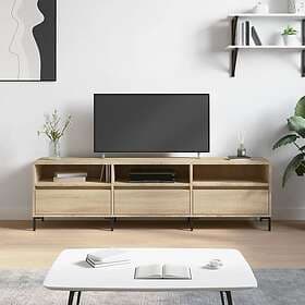 vidaXL TV Stand sonoma-ek 150x30x44.5 cm konstruerat trä 831287