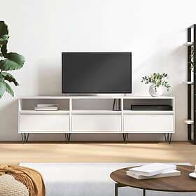 vidaXL TV Stand vit 150x30x44.5 cm konstruerat trä 831276
