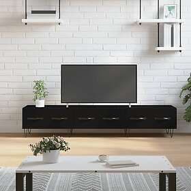 vidaXL TV Stand svart 150x36x30 cm konstruerat trä 829149