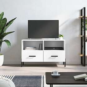 vidaXL TV Stand vit 80x36x50 cm konstruerat trä 828980