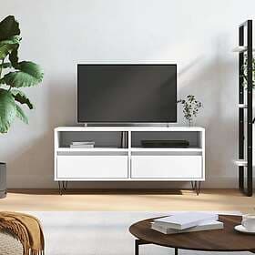 vidaXL TV Stand vit 100x34.5x44.5 cm konstruerat trä 831236