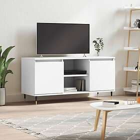 vidaXL TV Stand vit 104x35x50 cm konstruerat trä 827004