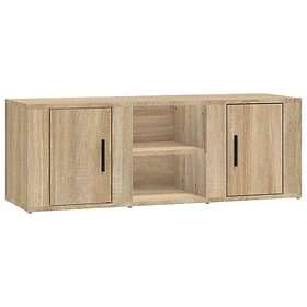 vidaXL TV-skåp sonoma-ek 100x31.5x35 cm konstruerat trä 819431