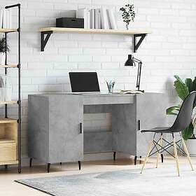 vidaXL Desk betonggrå 140x50x75 cm konstruerat trä 829568