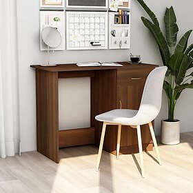 vidaXL Desk brun ek 100x50x76 cm konstruerat trä 815422