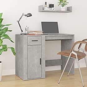 vidaXL Desk betonggrå 100x49x75 cm konstruerat trä 816788