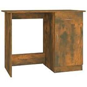 vidaXL Desk rökfärgad ek 100x50x76 cm