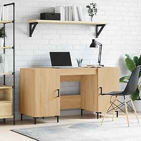 vidaXL Desk sonoma-ek 140x50x75 cm konstruerat trä 829551