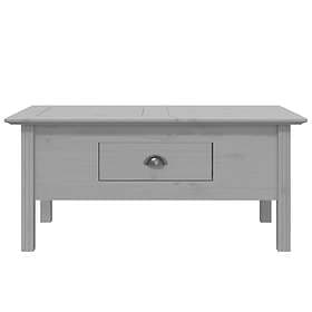 vidaXL Soffbord BODO grå 100x55x45 cm massiv furu 355070