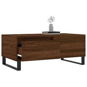 vidaXL Soffbord brun ek 90x50x36.5 cm konstruerat trä 830819