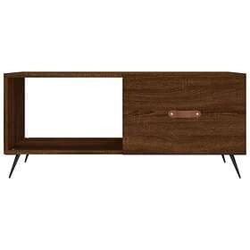vidaXL Soffbord brun ek 90x50x40 cm konstruerat trä 829187