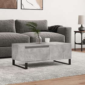 vidaXL Soffbord betonggrå 90x50x36.5 cm konstruerat trä 830816