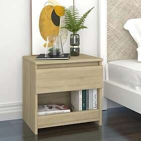 vidaXL Nightstand Sonoma Oak 40x30x39cm Engineered Wood 803450