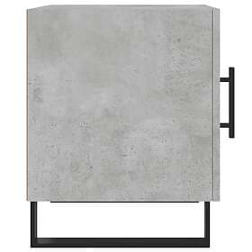 vidaXL Sängbord 2 st betonggrå 40x40x50 cm konstruerat trä 827621