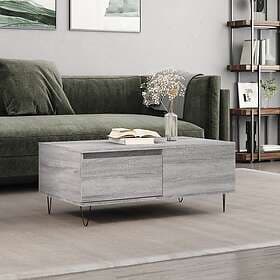 vidaXL Soffbord grå sonoma 90x50x36.5 cm konstruerat trä 830810