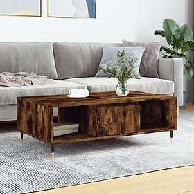 vidaXL Soffbord rökfärgad ek 104x60x35 cm konstruerat trä 827081