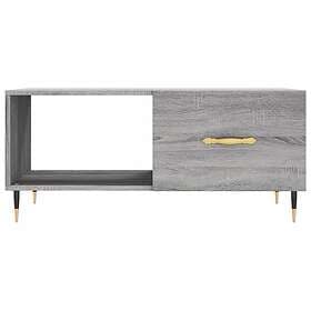 vidaXL Soffbord grå sonoma 90x50x40 cm konstruerat trä 829194