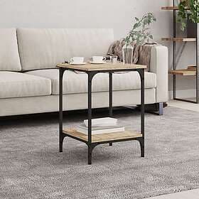 vidaXL Soffbord sonoma-ek 40x40x55 cm konstruerat trä 832824