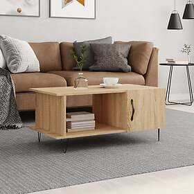 vidaXL Soffbord sonoma-ek 90x50x40 cm konstruerat trä 829487