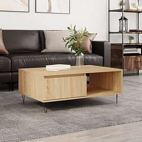 vidaXL Soffbord sonoma-ek 90x60x35 cm konstruerat trä 827063