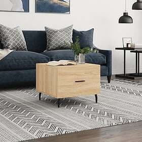 vidaXL Soffbord sonoma-ek 50x50x40 cm konstruerat trä 829434