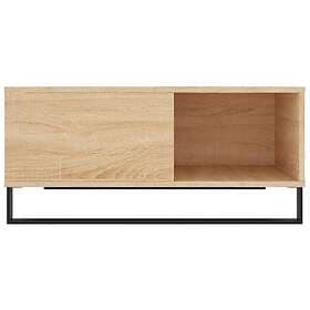 vidaXL Soffbord sonoma-ek 80x80x36.5 cm konstruerat trä 830791