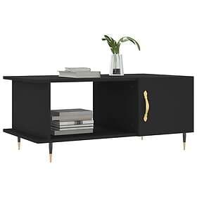 vidaXL Soffbord svart 90x50x40 cm konstruerat trä 829469