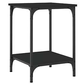 vidaXL Soffbord svart 40x40x55 cm konstruerat trä 832823