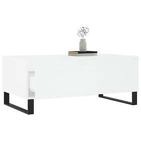 vidaXL Soffbord vit 90x50x36.5 cm konstruerat trä 830812